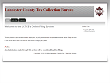 Tablet Screenshot of lctcb.localtaxonline.org